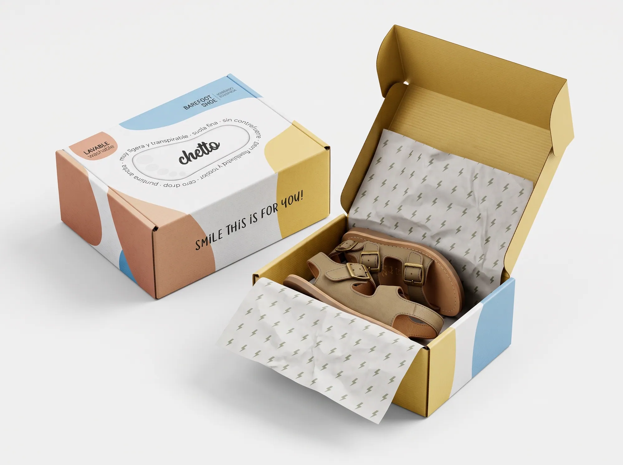 Chetto, packaging, stands y dirección de imagen